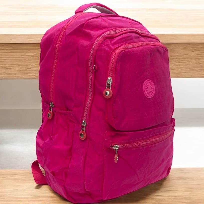 Mochila Escolar Grande • Nylon Tactel • Volta às aulas • Reforçada