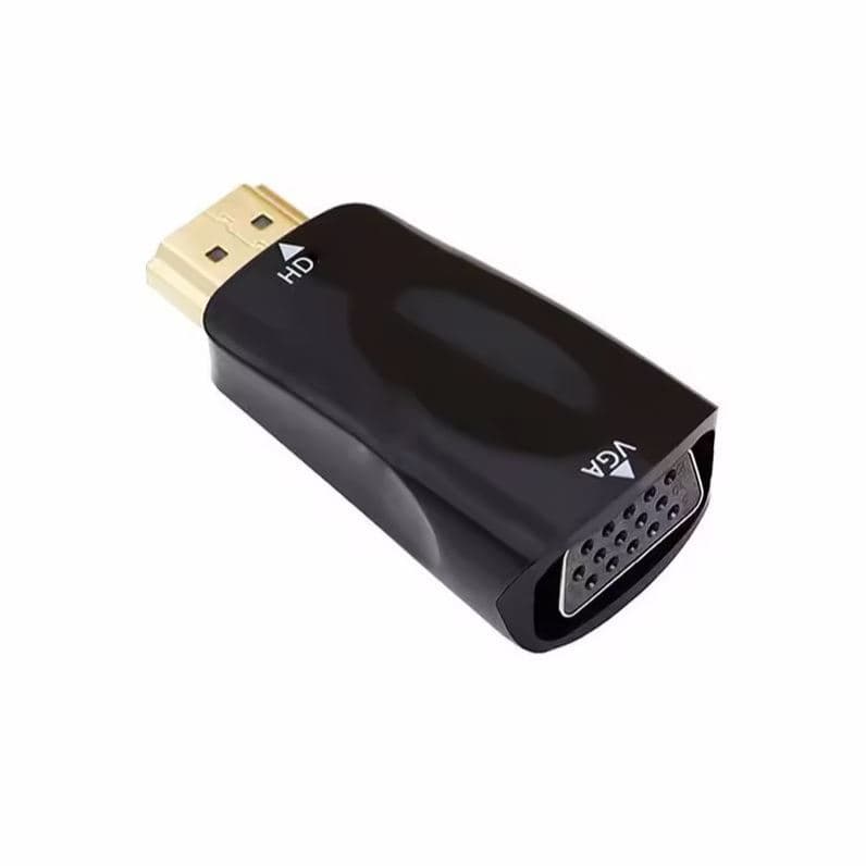 Adaptador HDMI para VGA com audio - Preto