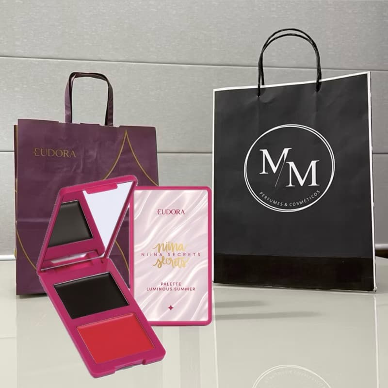 Paleta Multifuncional Niina Secrets Luminous Summer Cor 3 Blush e Bronzer Contorno 1 Unidade 7g Eudora