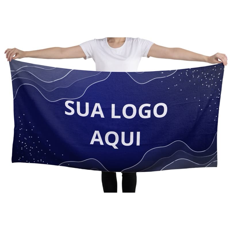 Kit 10 toalhas Personalizadas com sua logo para brindes corporativos ou eventos. aniversario