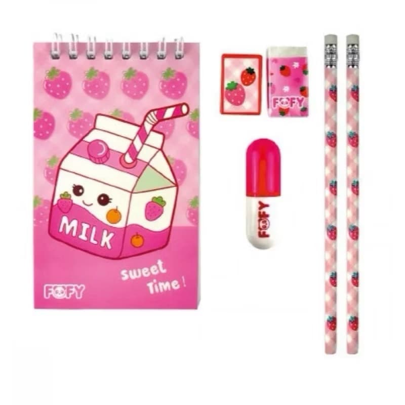 Kit Escolar SUQUINHO - KIT 6 PEÇAS - FOFY