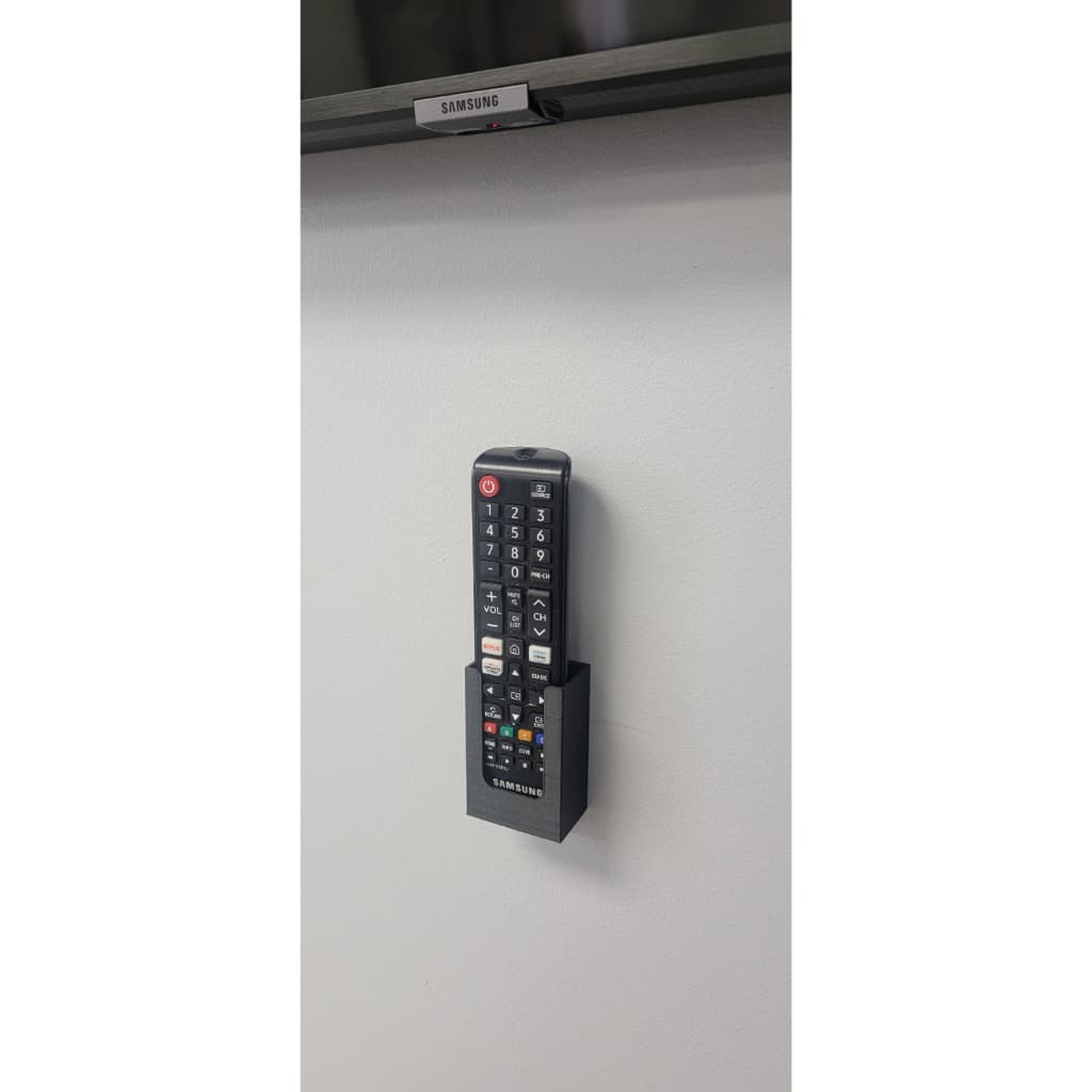 Suporte para Controle Remoto de TV – Fixação na Parede