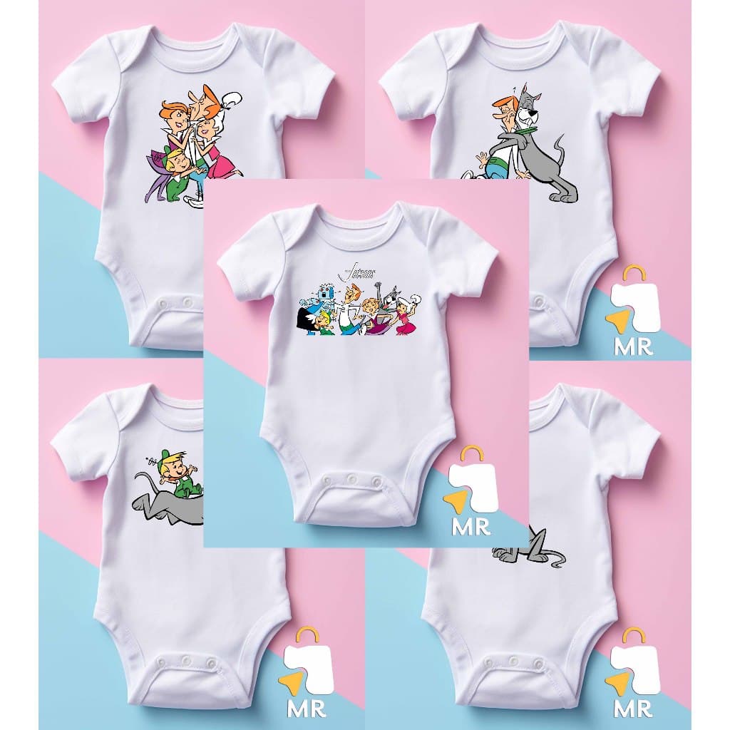 Body infantil OS JETSONS | Roupinha Criativa para Bebê