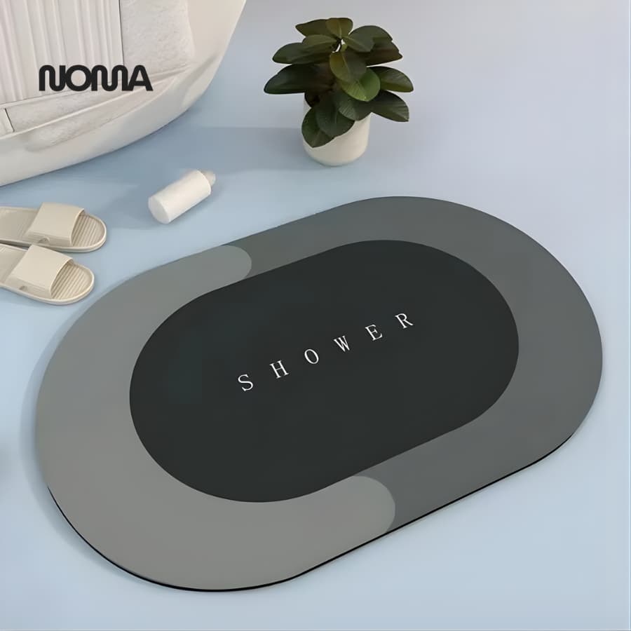 kit Tapete para Banheiro de Secagem Rápida e Super Absorvente - Ideal para Chuveiro, Cozinha e Varanda Luxo
