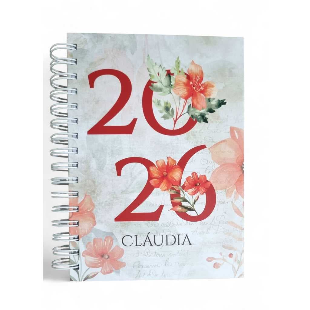 Agenda 2026 Cristã com Versículos Bíblicos – Feminina, 1 Dia por Página, Personalizada