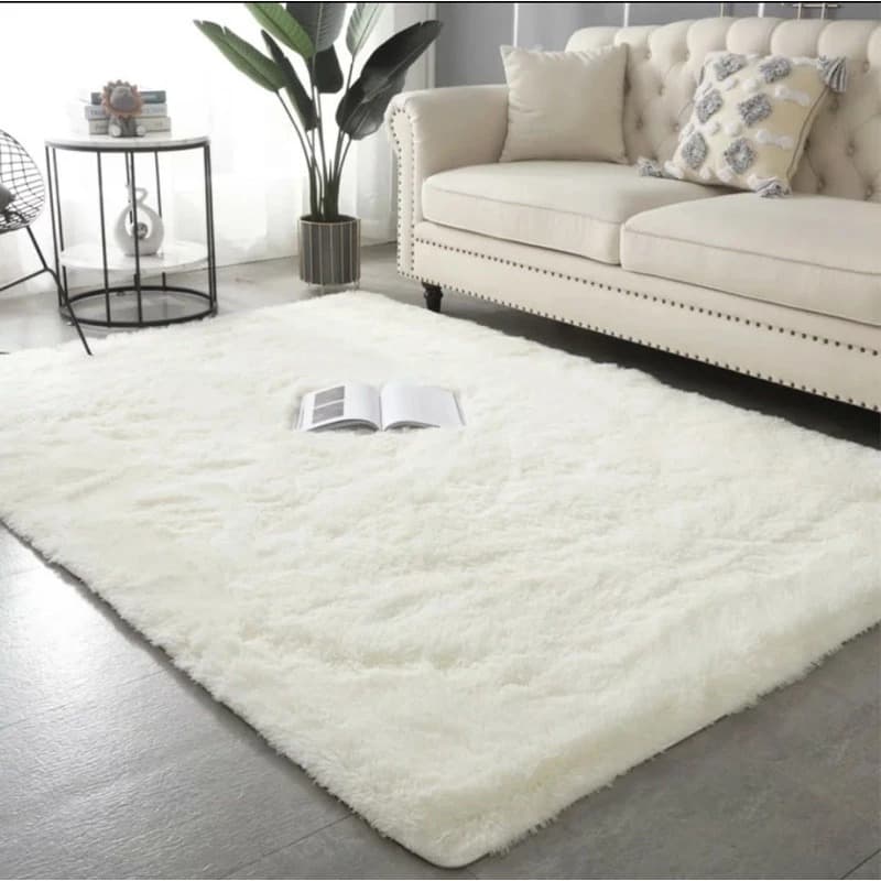Tapete Peludinho 2,00x1,40 Antiderrapante Sala e Quarto Decorativo