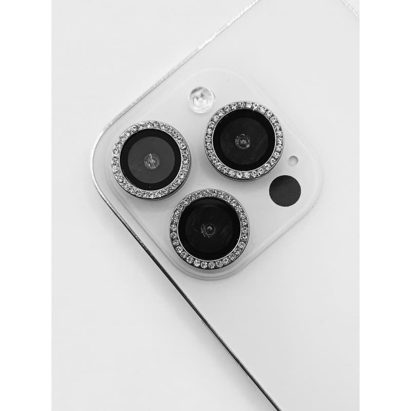 Kit de Película para lentes pelicula de câmera protetora com brilho diamante strass para iphone