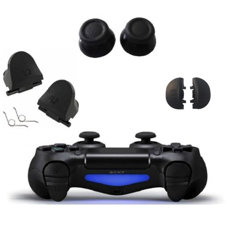 Kit de Reparo Controle PS4 Par analógicos + 4 Gatilhos R1 R2 L1 L2 + 4 Parafusos