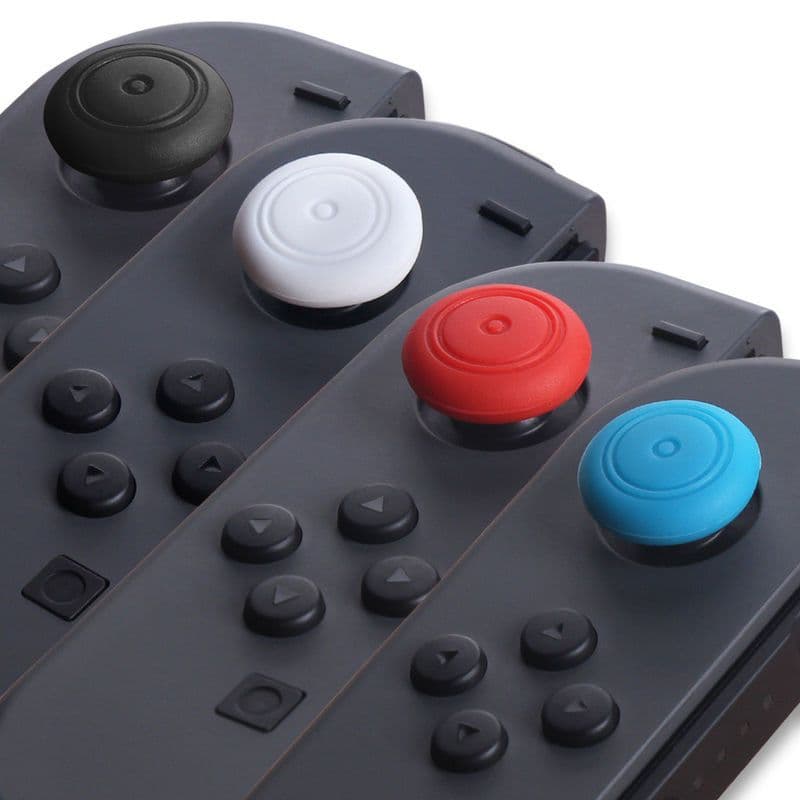 Grips borrachinhas protetoras para analógicos Nintendo Switch 1 Clássico ou OLED ou Lite joycons
