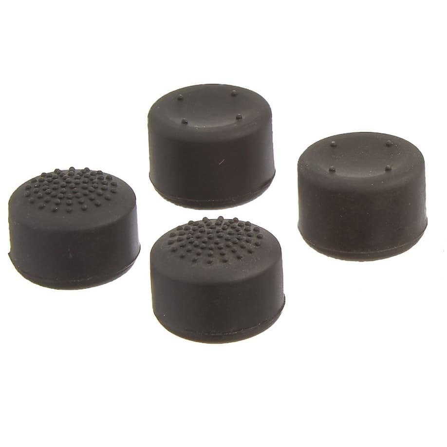 Kit 4 grips extensores de analógicos para controles PS4 PS5 Precisão Borrachinhas silicone