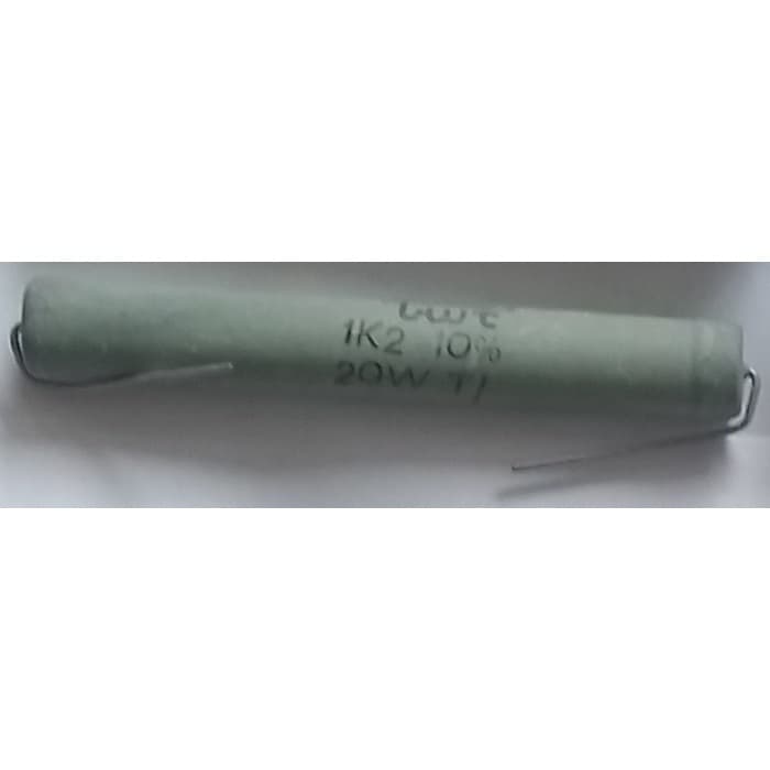 Resistor De Fio Ceramico 1k2 / 20w Novo Envio Imediato