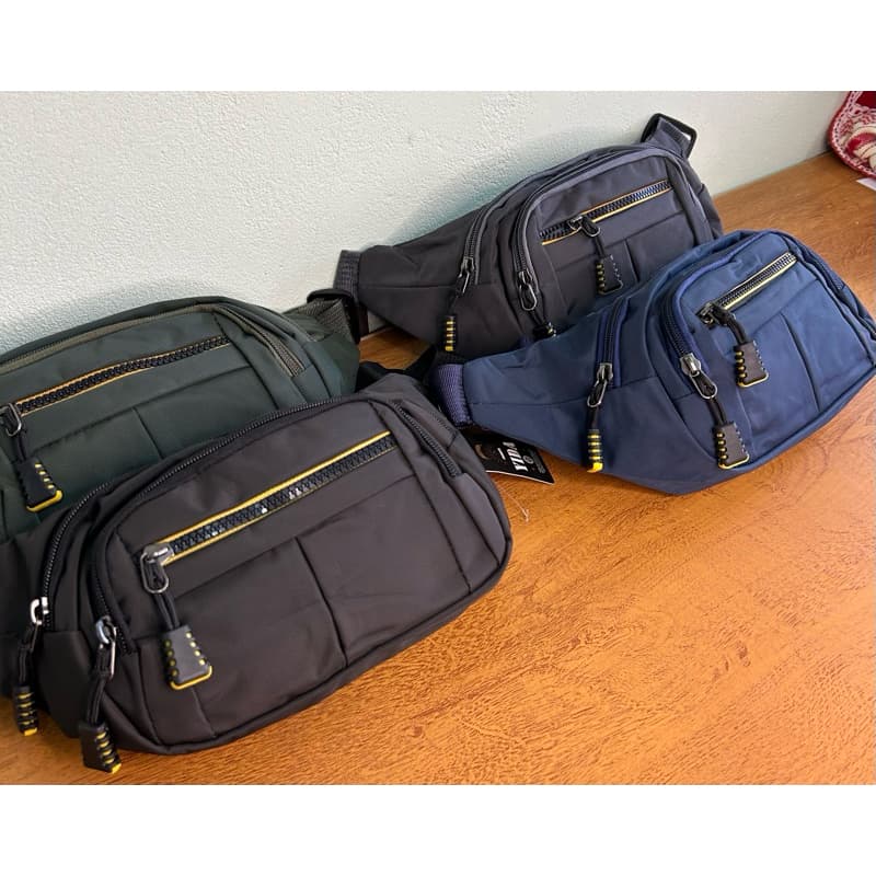 POCHETE COM 4 BOLSOS- Pochete motoboy shoulder bag