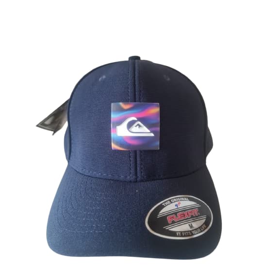 Boné Quiksilver Flexfit Azul Marinho – Estilo e Conforto Original