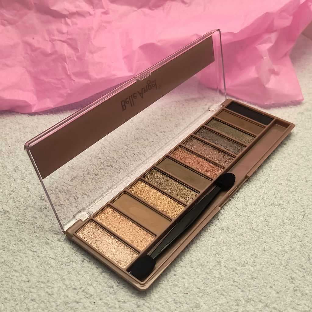 Paleta Belle Angel 12 Cores Sombra Matte e Shimmer | Maquiagem Completa