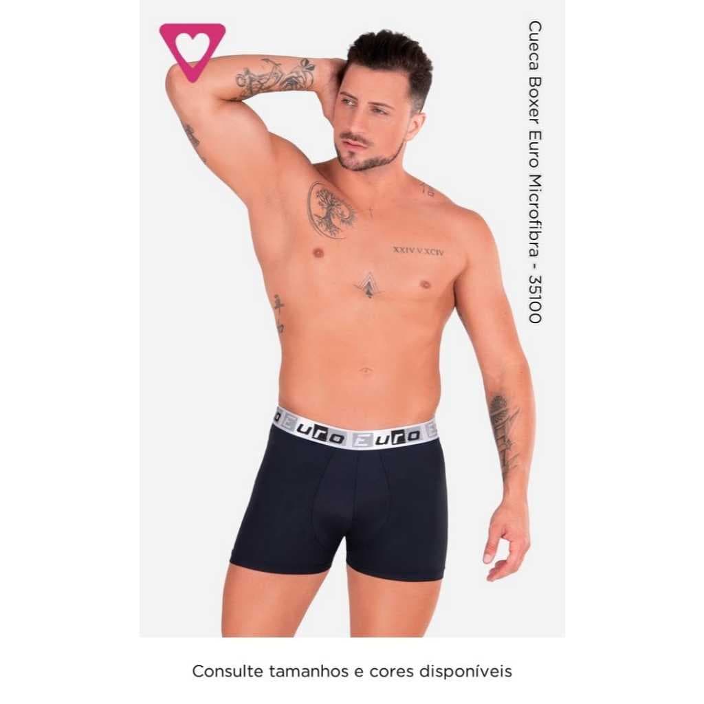 CUECA BOXER EURO MICROFIBRA