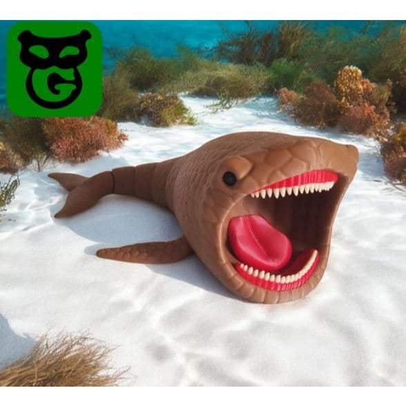Bloop – Monstro Marinho Articulado 3D | Criatura Marinha | Brinquedo Sensorial Fidget Toy Colecionável