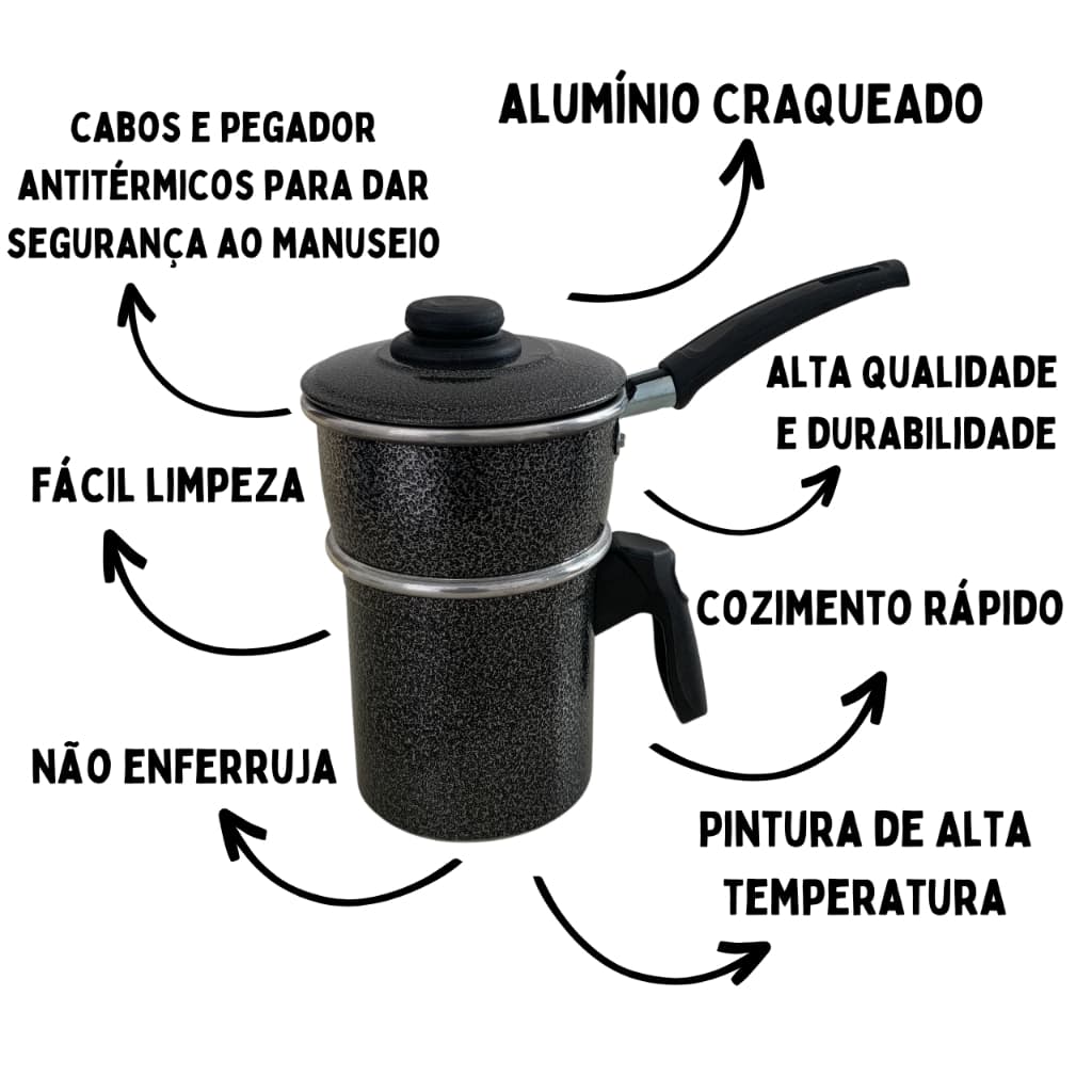 Cuscuzeira Mini , cuscuzeira individual porção grande