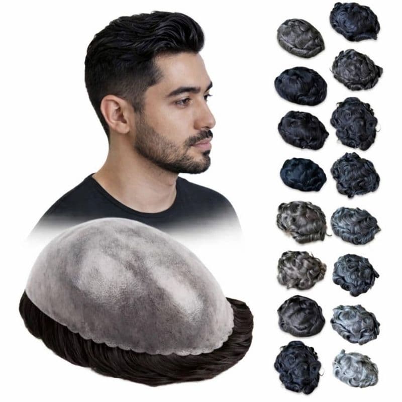 Prótese capilar masculina, prótese capilar, peruca, cabelo
