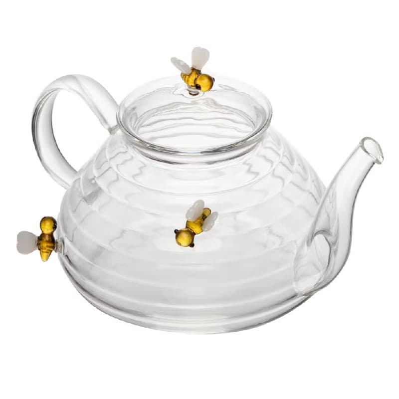 Chaleira de Vidro Borossilicato Com Filtro - Lovely Bee 650ml LYOR Mesa Posta