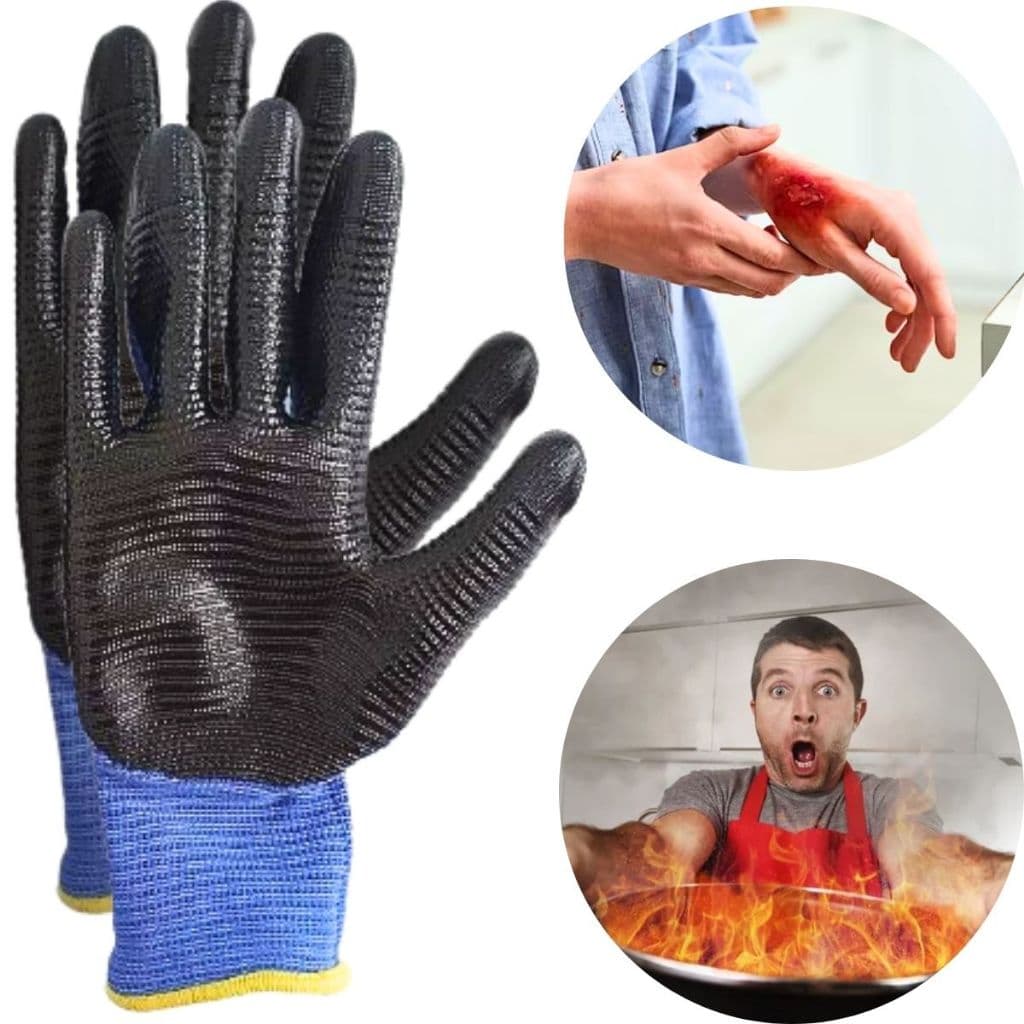 Luva Térmica para Churrasco Resistente ao Calor Cozinha Forno Grill