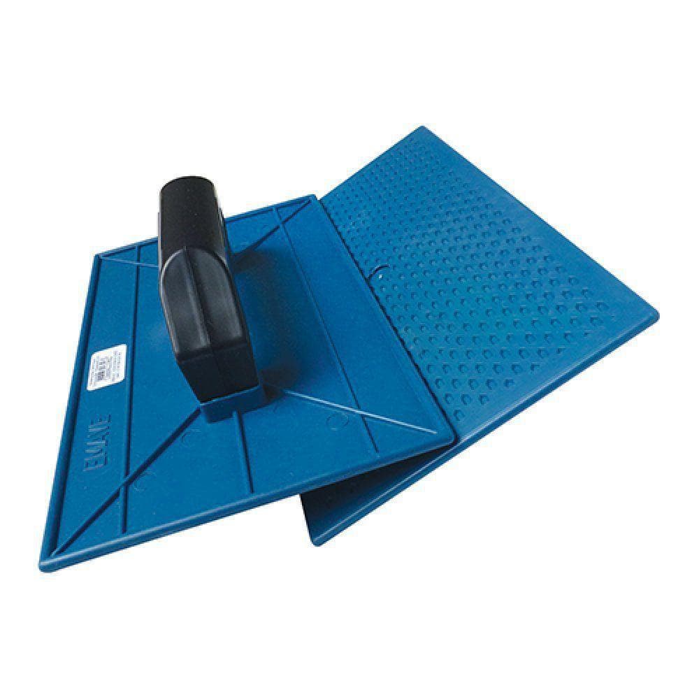 Desempenadeira Plástica Pvc Azul Corrugada 22x34cm Emave