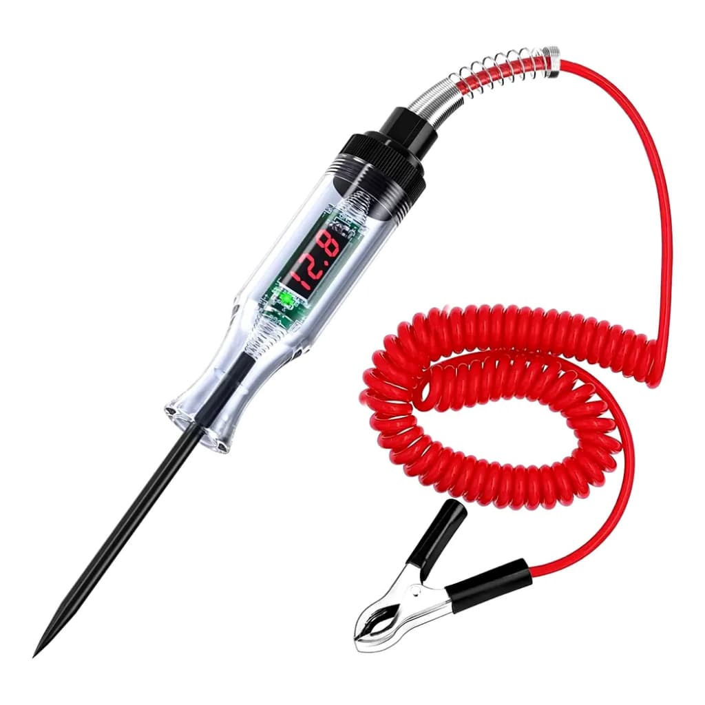 Caneta Teste de Circuito Elétrico Automotivo 3–48V Testa Fusível Polaridade Voltagem
