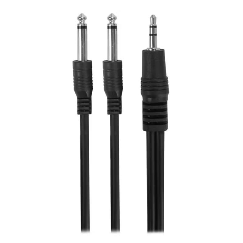 CABO P2 STEREO PARA 2 X P10 MONO - 1,8M