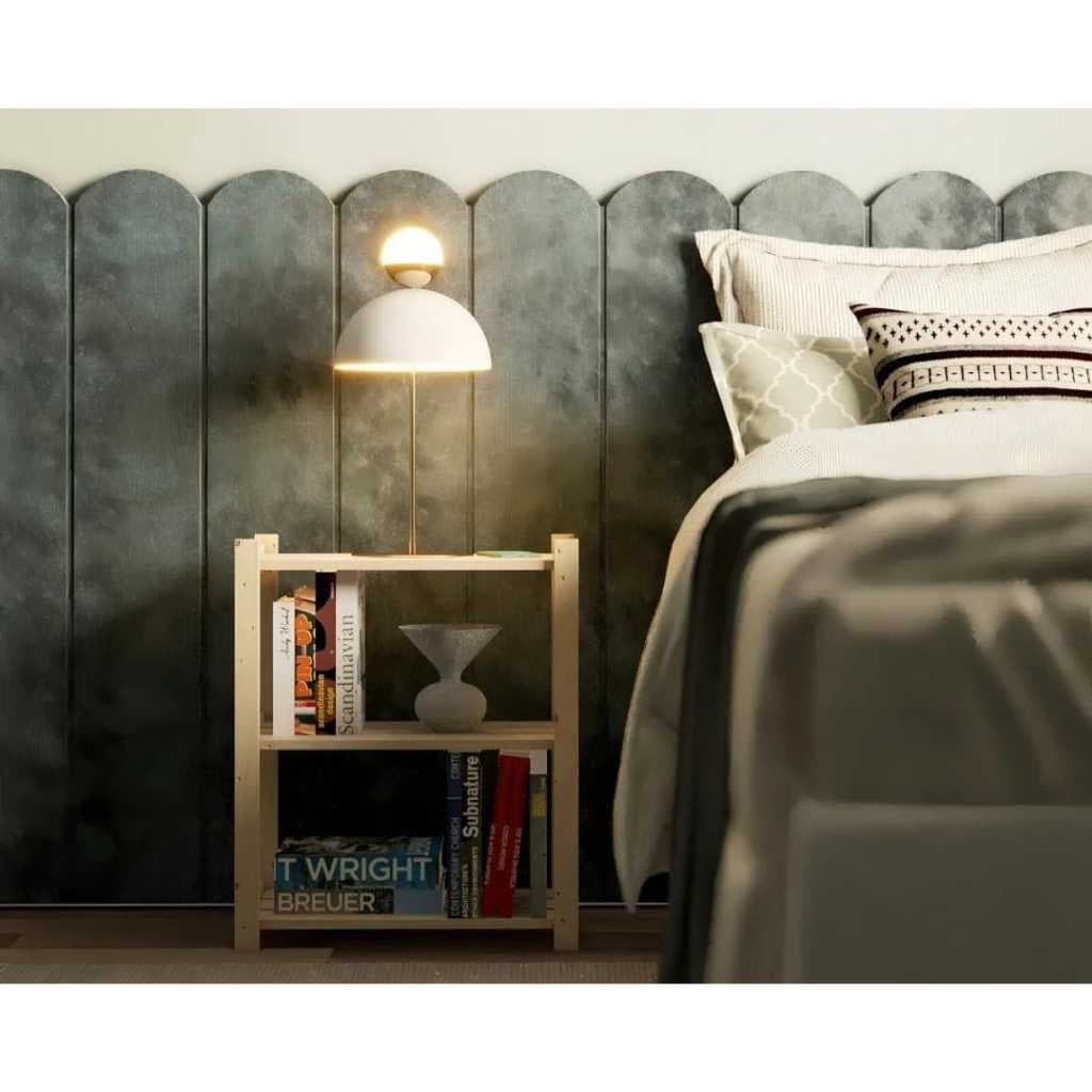 Sapateira De Madeira 60 Cm 3 Prateleiras Rústica Organizador Cor Pinus