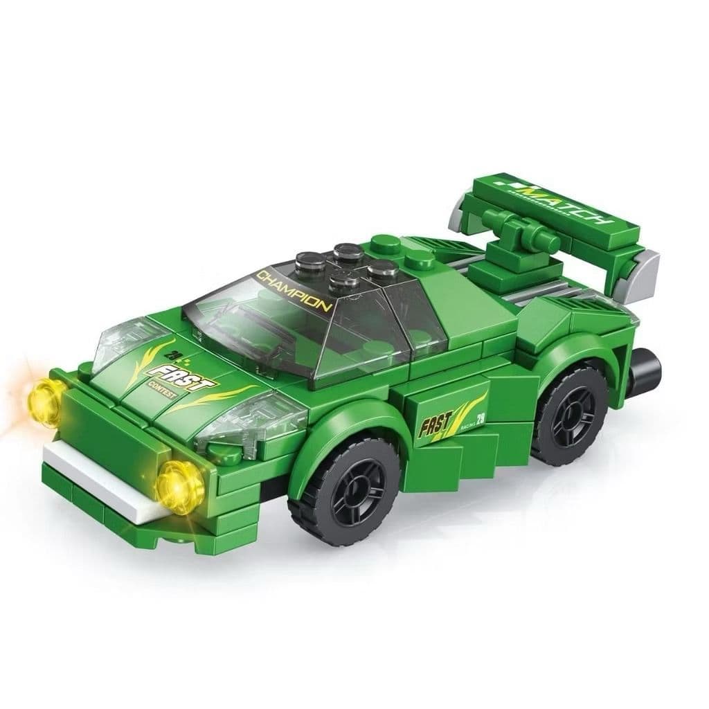 Mini Blocos de Montar Carrinho Esportivo | Brinquedo Educativo Infantil | Peças de Construção