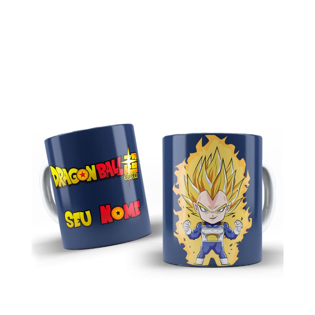 Caneca Anime Dragon Ball Personalizada Com SEU NOME