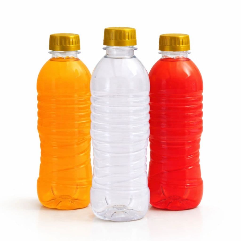 150 Garrafas PET 330ml 300ml Plastico Reforçado Virgem Tampa Lacre, Suco/Cachaça/Limpeza - Atacado