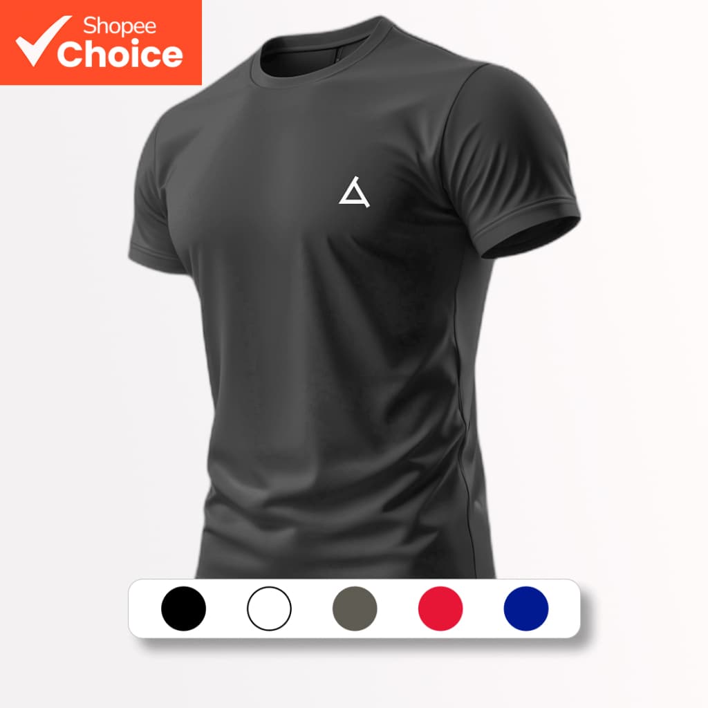 Camiseta Dry Fit Esportiva Proteção UV 50+ Masculina Academia Manga Curta Slim