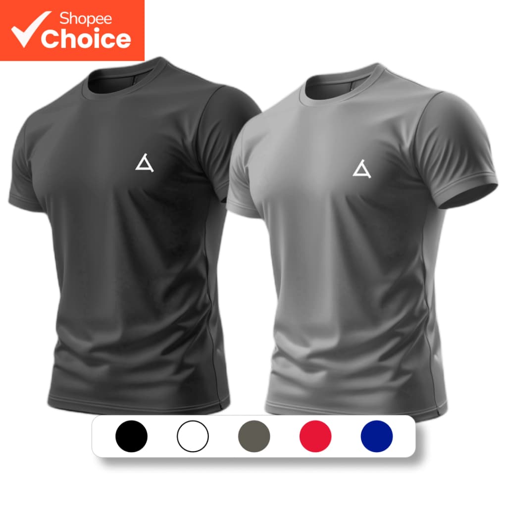 Kit 2 Camisetas Dry Fit Proteção Uv 50+ Fit Camisa Academia Musculação Treino Casual