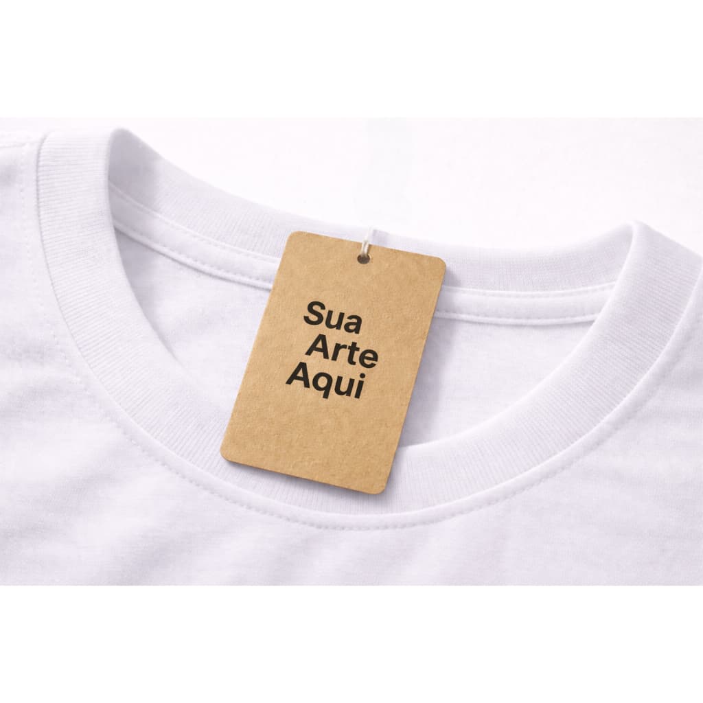 TAGS PERSONALIZADOS - 4x5 cm/9x5 cm - Papel Kraft 200g - Preto/Branco - Com Furo - 50 un. e 100 un.