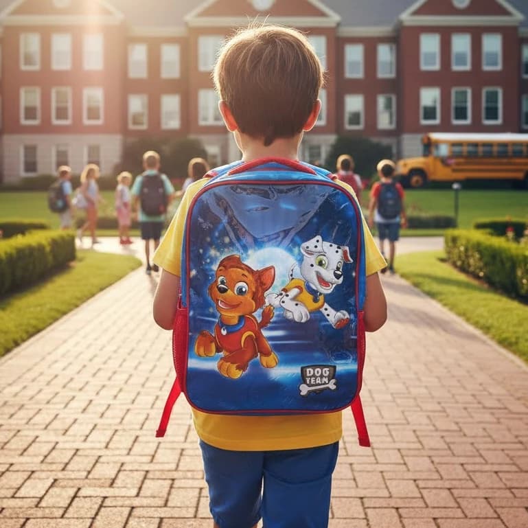 Mochila Infantil de Costa Cachorro Herói Patrulha |Sortida