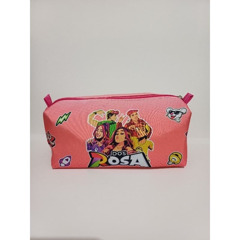 Estojo Necesser Multiuso DOS ROSA Personagens..