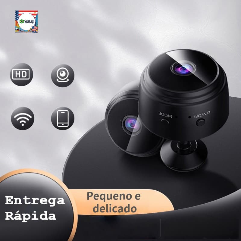 Mini Camera A9 HD com visão noturna Wifi Câmera 1080P Sem Fio Vigilância e Segurança