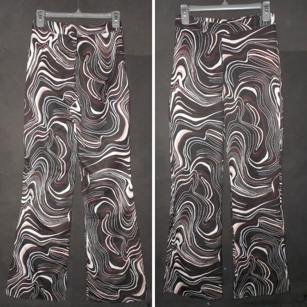 calça feminina estampada tamanho p 36/38 (promocao ofertas descontos liquidacao queima estoque..
