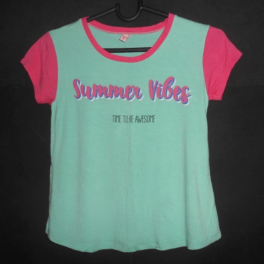Camisa blusinha feminina summer vibes menina maria by maria mulher tamanho p
