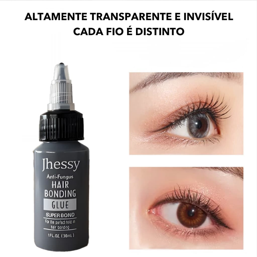 Cola Para Cílios Adesivo Invisível Transparente Extensão de Cílios Super Bond Anti-Fungus Hair Bonding Glue