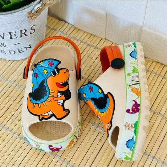 sandália infantil menina sandal anak laki laki Chinelo Dino Com Guarda Chuva