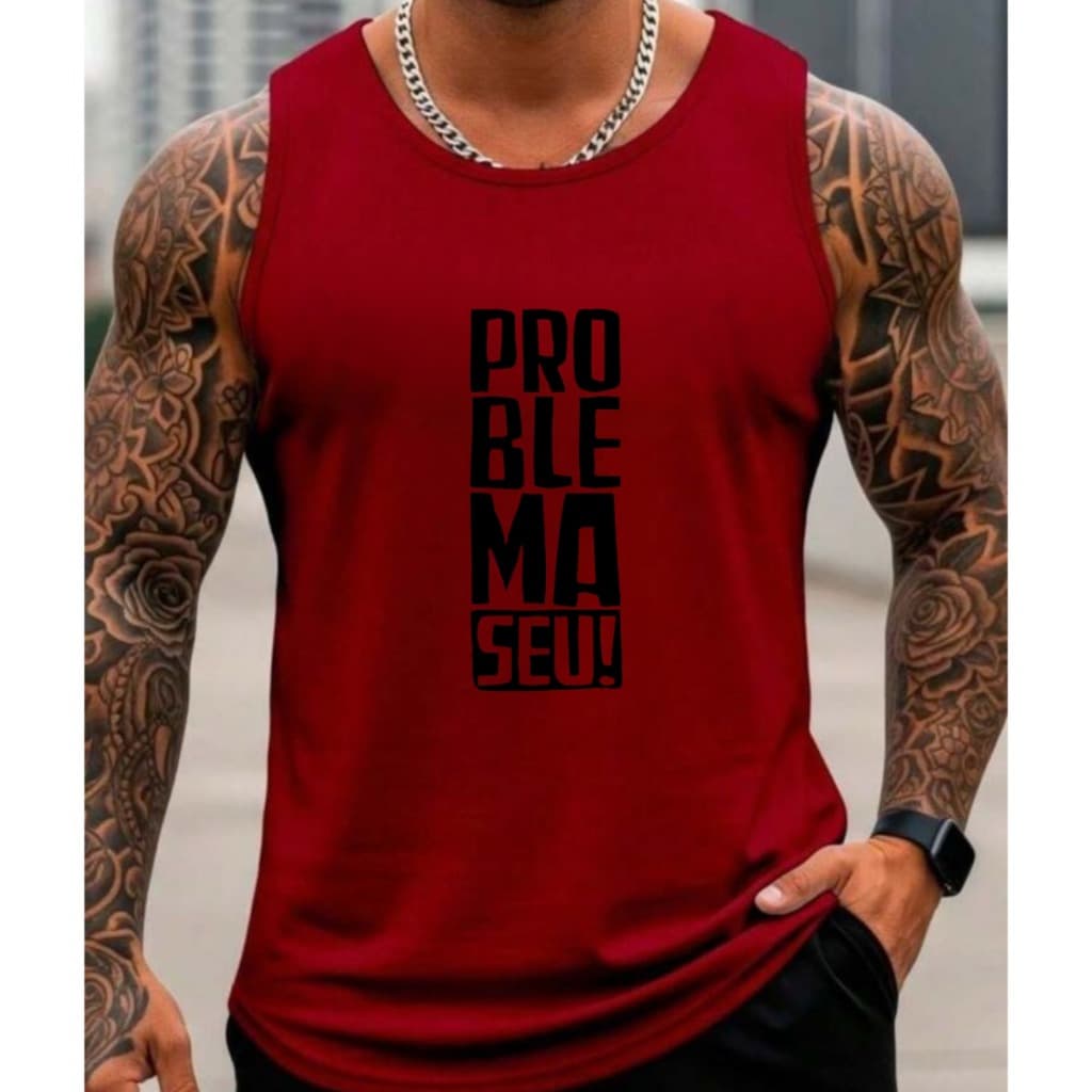 Camiseta Regata Masculina Blusa 100% Algodão Camiseta Importada Malha Premium Lançamento