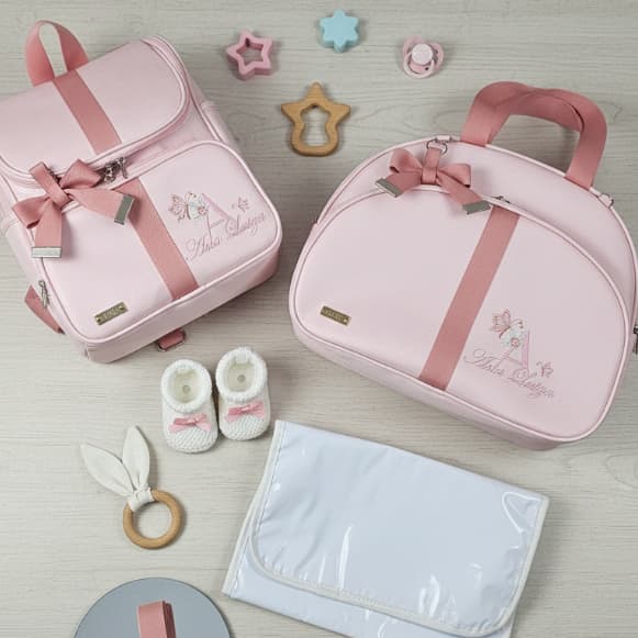 [KR RK Bolsas] Maternidade Mala e Mochila Luxo Elegance