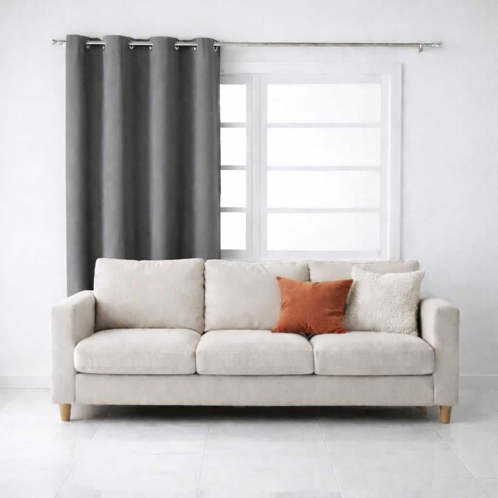 Cortina Blecaute Blackout Quarto Sala Banheiro Escritório 1,10 Larg x 1,30 Alt  PVC  Bloqueia Luz envio rápido