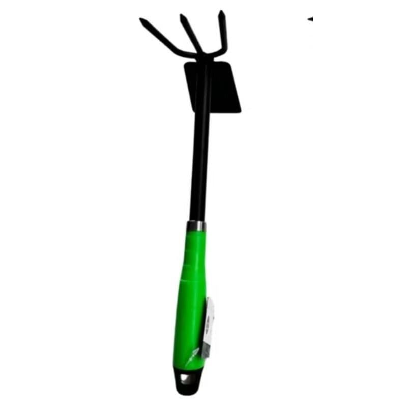 SACHO COMBINADO COM 3 PONTAS  CABO METAL / PLASTICO VERDE 32X19X6,5CM