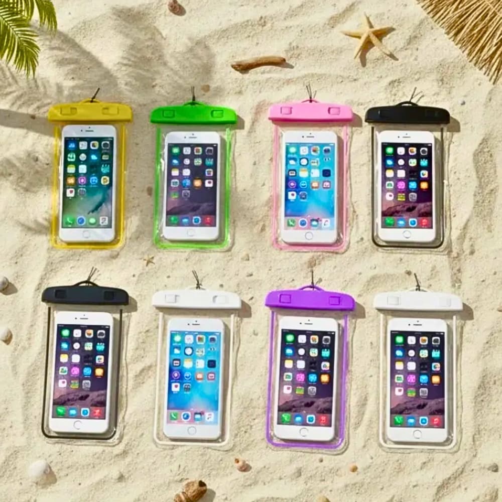 1, 2, 3, 4, 5 Ou 8 Capa Capinhas De Celular á Prova D'água Case Impermeável Aquática Praia Piscina Mergulho Universal