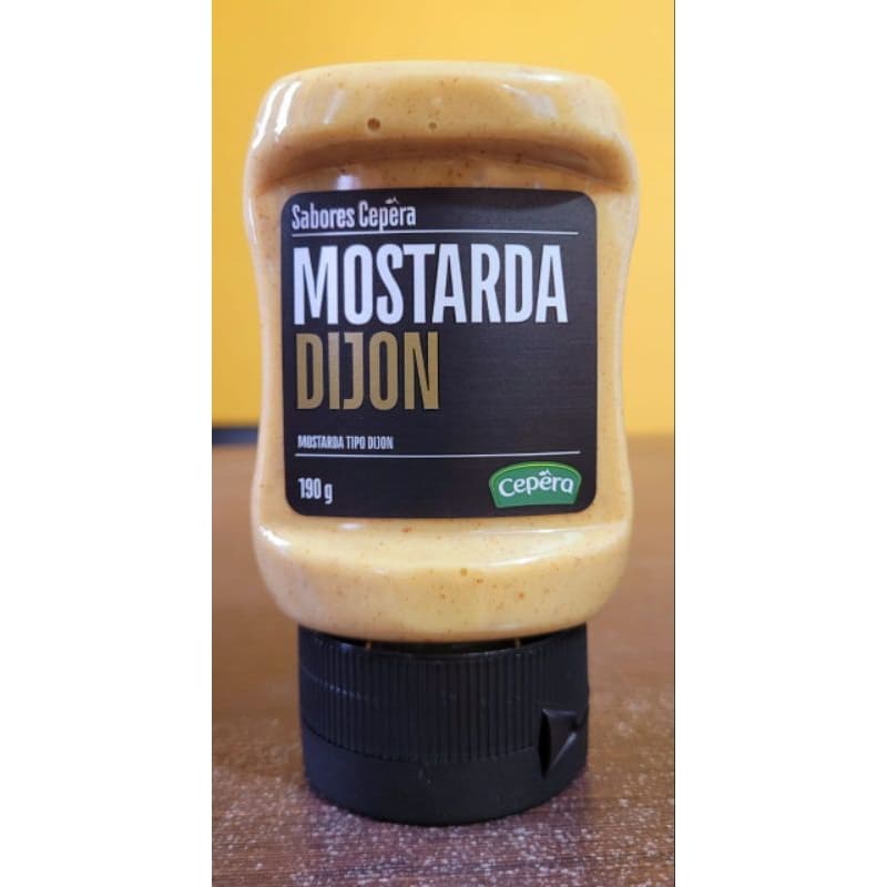 Mostarda DIJON Cepêra 1X190G Unidade (Embalagem de Plástico Com dosador)