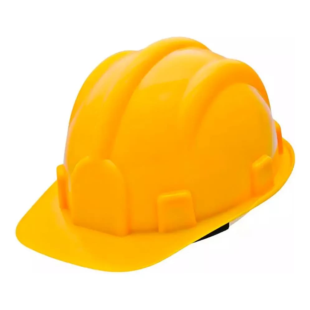 Capacete Cor Amarela Proteção Segurança Epi Obra Delta Plus