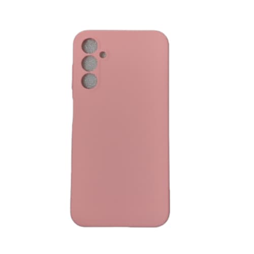 Capinha Rosa de Silicone Aveludada para Celular Samsung A24