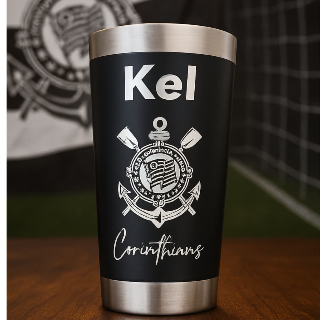 Copo Térmico Personalizado Corinthians 473ml